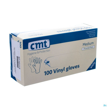 Cmt gants vinyl s/poudre    m 100