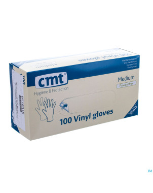 Cmt gants vinyl s/poudre    m 100