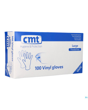Cmt gants vinyl s/poudre    l 100