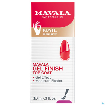 Mavala gel finish top coat    10ml