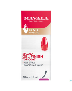 Mavala gel finish top coat    10ml