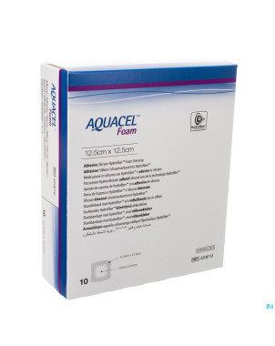 Aquacel pans mousse adh hydrofiber  12,5x12,5cm 10