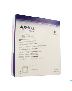 Aquacel pans mousse adh hydrofiber  17,5x17,5cm 10