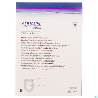 Aquacel pans mousse adh hydrof.talon19,8x14,0cm  5