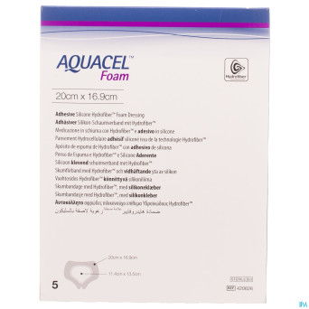 Aquacel pans mousse adh hydrof.sacr.19,8x14,0cm  5