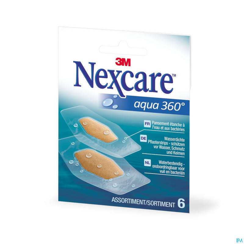 Nexcare 3m aqua 360 assortiment 6