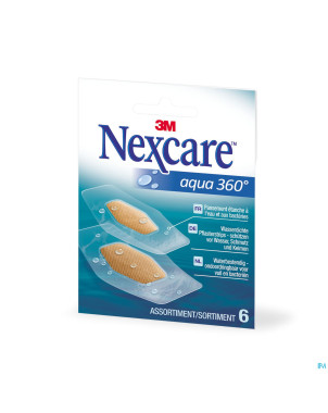 Nexcare 3m aqua 360 assortiment 6