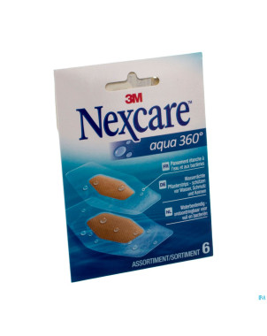 Nexcare 3m aqua 360 assortiment 6