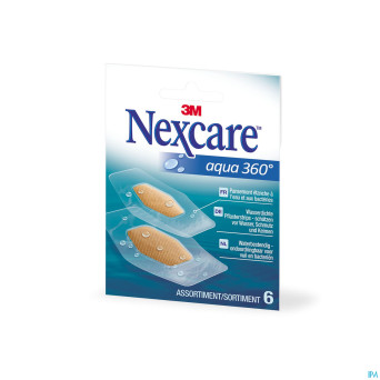 Nexcare 3m aqua 360 assortiment 6