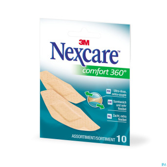 Nexcare 3m comfort 360 assortiment 10