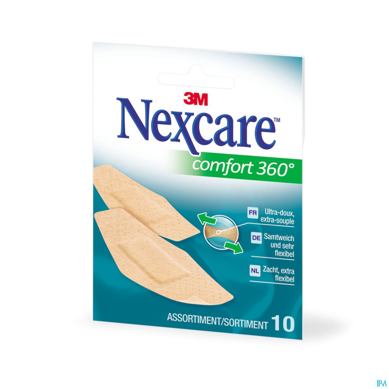 Nexcare 3m comfort 360 assortiment 10
