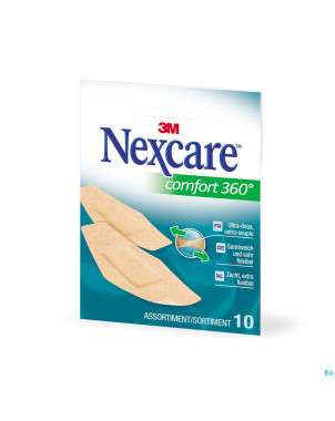 Nexcare 3m comfort 360 assortiment 10
