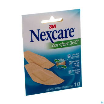 Nexcare 3m comfort 360 assortiment 10