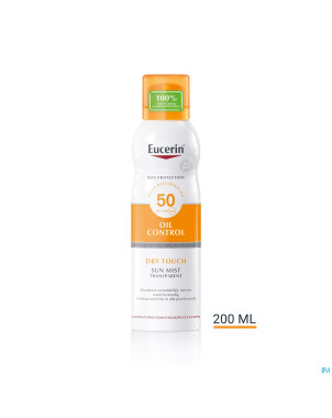 Eucerin sun brume invisible dry touch spf50+ 200ml