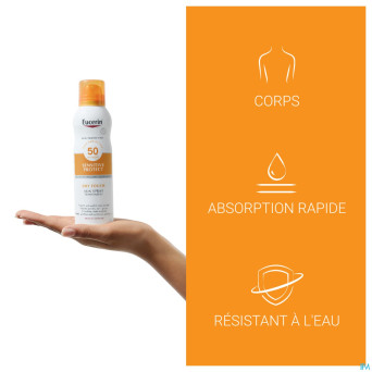Eucerin sun brume invisible dry touch spf50+ 200ml