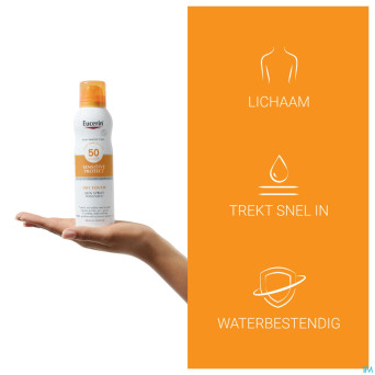 Eucerin sun brume invisible dry touch spf50+ 200ml