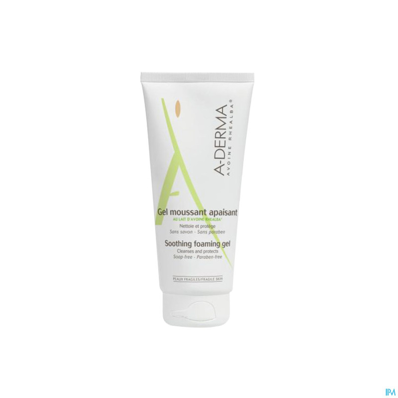 Aderma avoine gel moussant apaisant 200ml