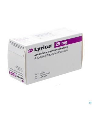 Lyrica  25mg caps durs 100 x 1 x 25mg ud