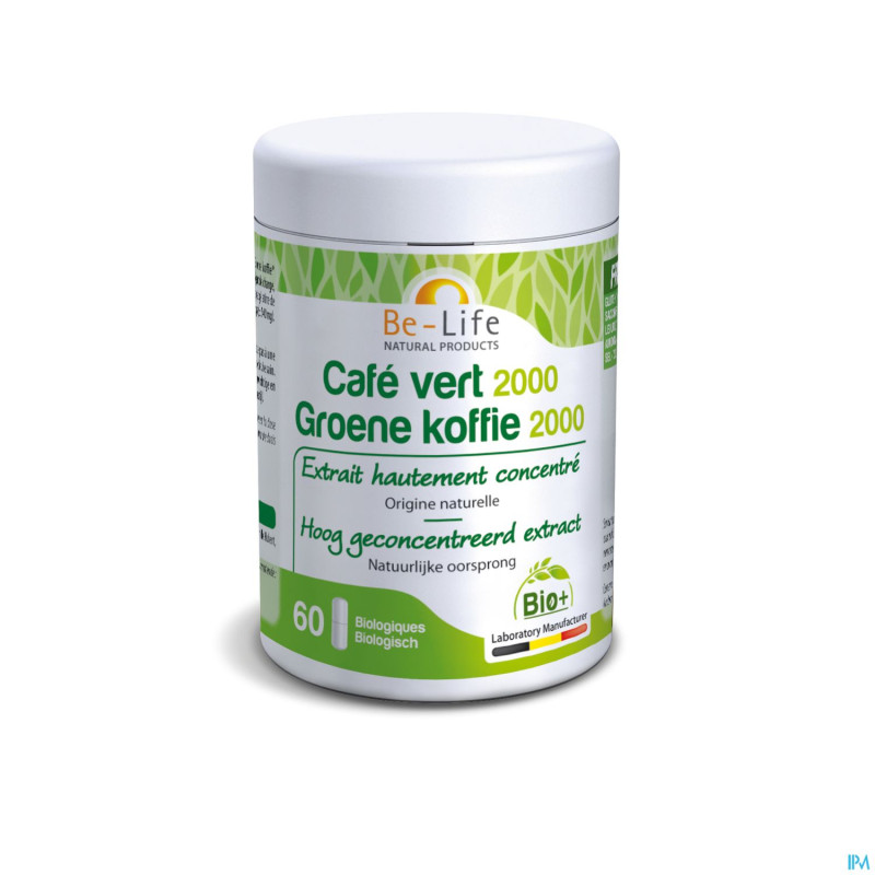 Cafe vert 2000 bio    pot caps 60