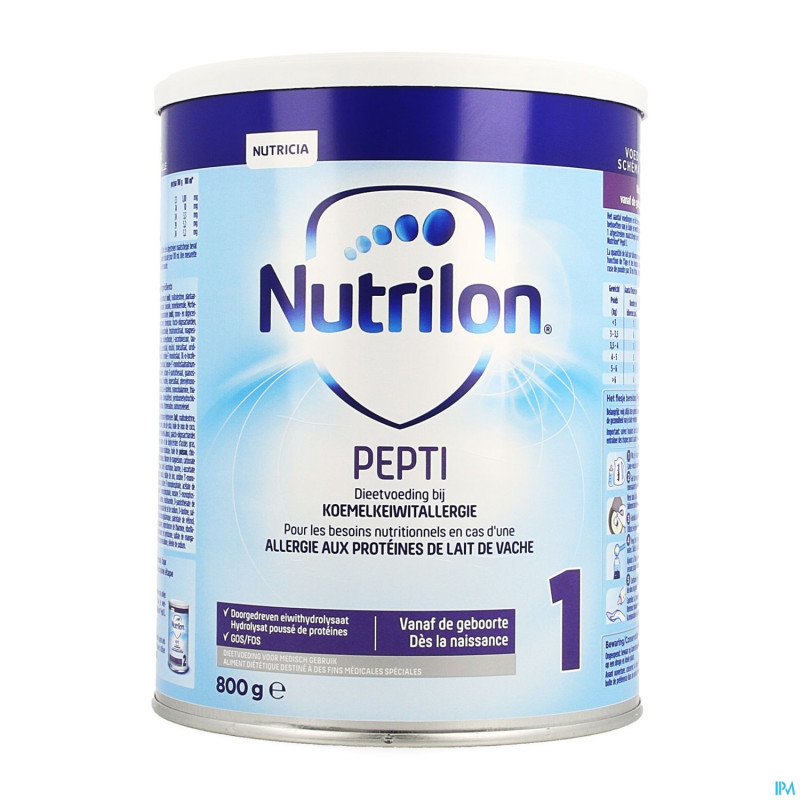Nutrilon pepti 1 lait nour.pdr bte 800g cfr4238671