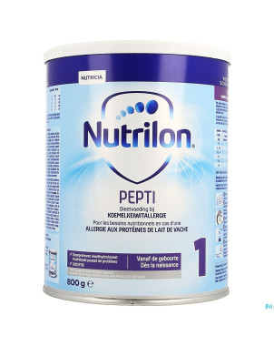 Nutrilon pepti 1 lait nour.pdr bte 800g cfr4238671