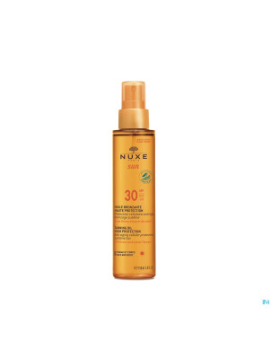 Nuxe sun huile bronzante visage corps ip30   150ml