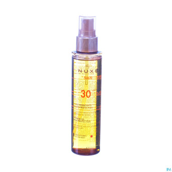 Nuxe sun huile bronzante visage corps ip30   150ml