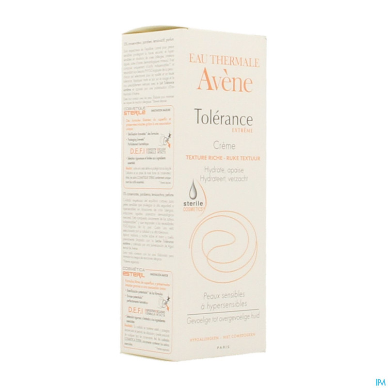 Avene tolerance extreme creme hydra apais.    50ml