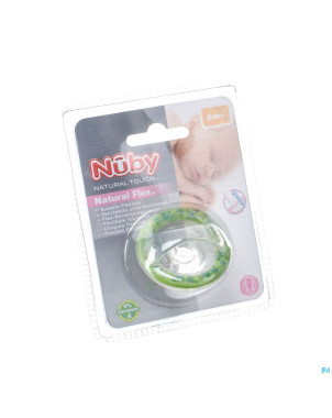 Nuby nt nat. sucette flex silic.cerise +6m 1 67554