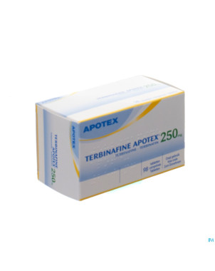 Terbinafine apotex 250 mg tabl 98 x 250 mg