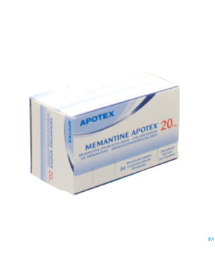 Memantine 20 mg apotex comp pell 84