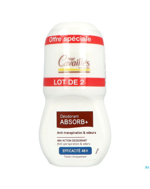 Roge cavailles deo roll on mixte duo    2x150ml