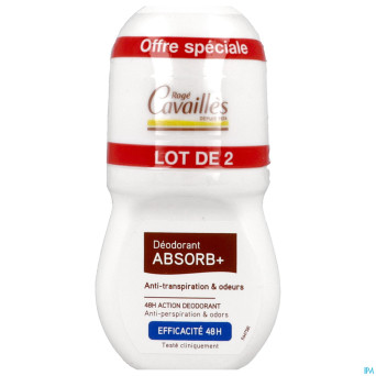 Roge cavailles deo roll on mixte duo    2x150ml