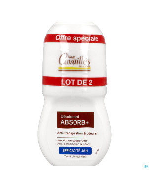 Roge cavailles deo roll on mixte duo    2x150ml