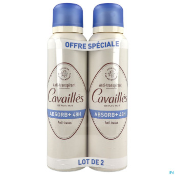 Roge cavailles deo spray invisible duo    2x150ml