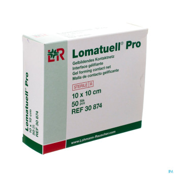 Lomatuell pro compresse ster 10x10cm 50 30874