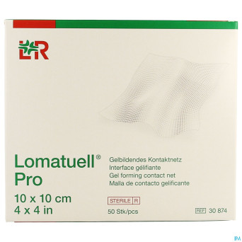Lomatuell pro compresse ster 10x10cm 50 30874