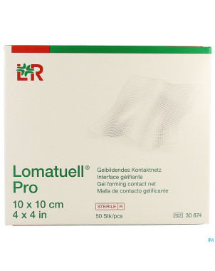Lomatuell pro compresse ster 10x10cm 50 30874