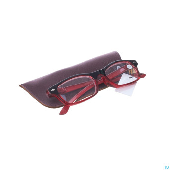 Pharmaglasses lunettes lecture diop.+4.00 red