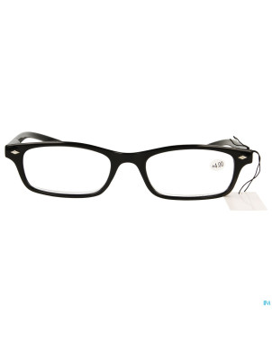 Pharmaglasses lunettes lecture diop.+4.00 black