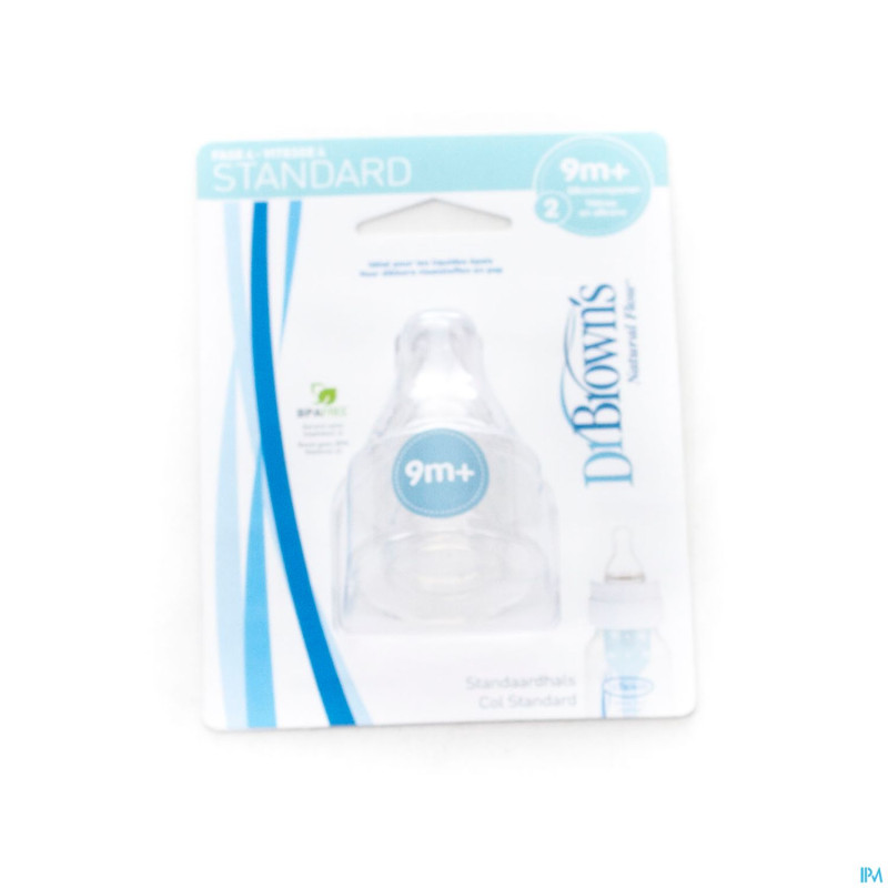 Dr brown tetine 4age pr biber verre  2    escos