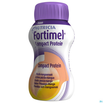 Fortimel compact protein peche-mangue 4x125ml