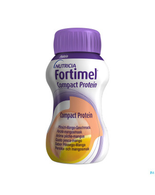 Fortimel compact protein peche-mangue 4x125ml