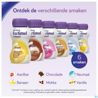 Fortimel compact neutre    4x125ml