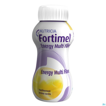 Fortimel energy multi fibre vanille 4x200ml