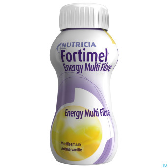 Fortimel energy multi fibre vanille 4x200ml