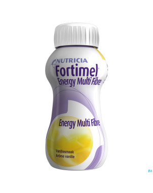 Fortimel energy multi fibre vanille 4x200ml