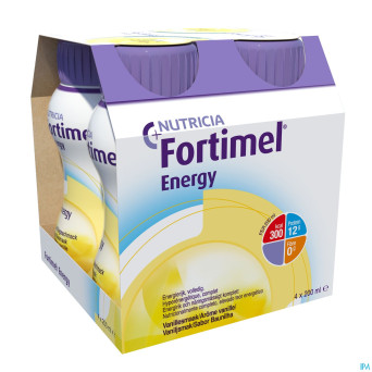 Fortimel energy vanille    4x200ml rempl.2320521