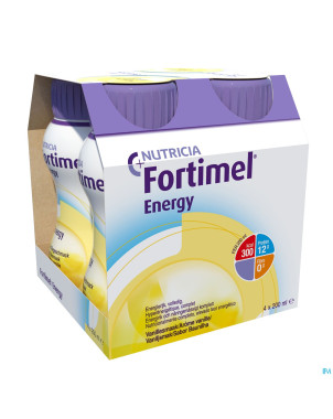 Fortimel energy vanille    4x200ml rempl.2320521