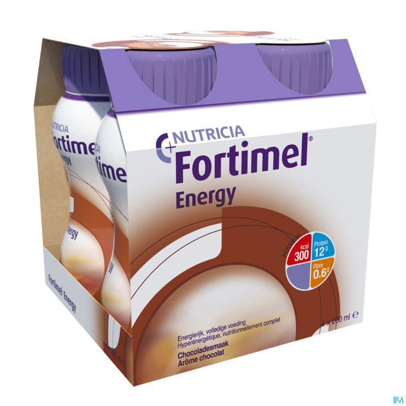 Fortimel energy chocolat    4x200ml rempl.2320497